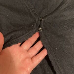 Blue motion women’s cardigan size L in excellent condition black